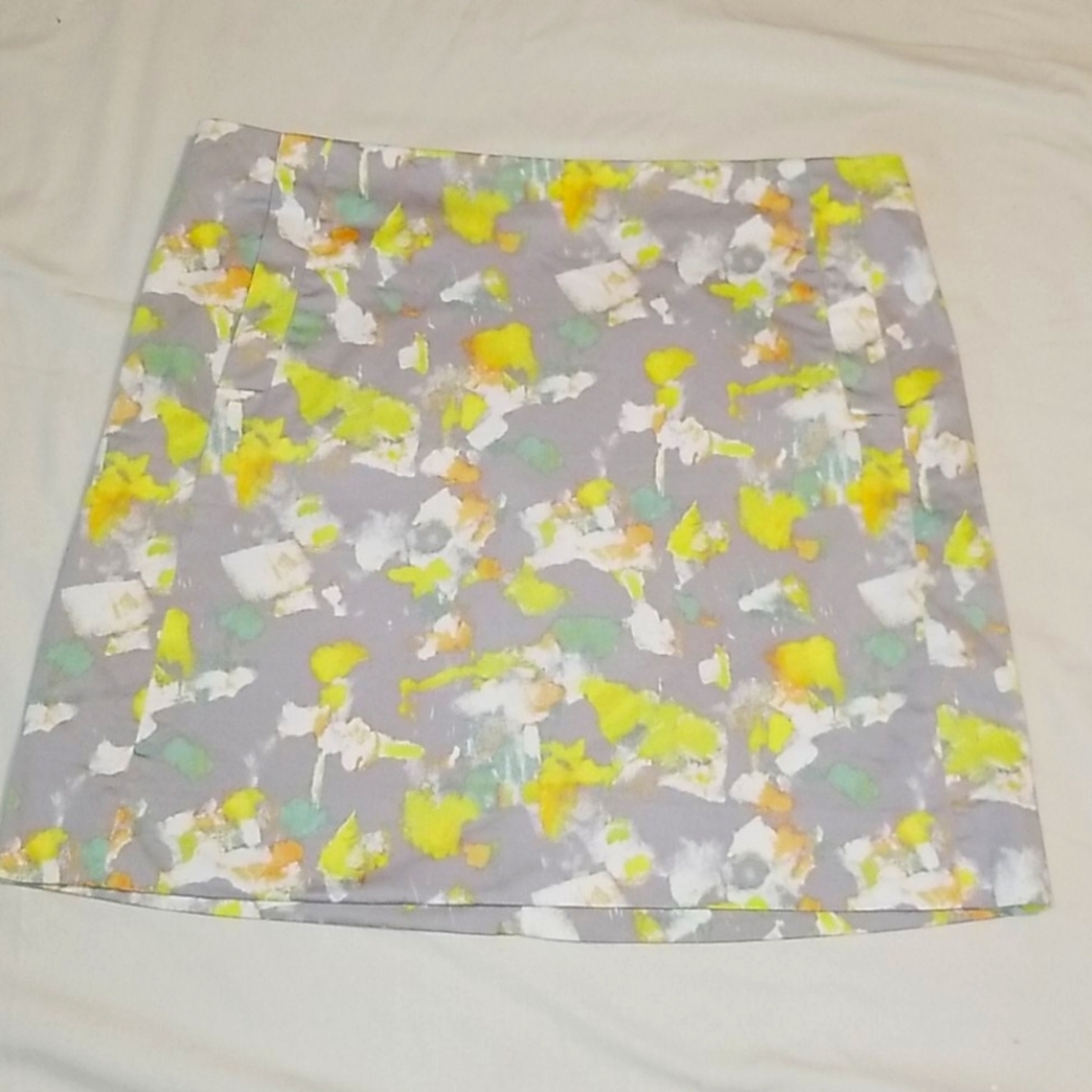 J. Crew Abstract pattern skirt